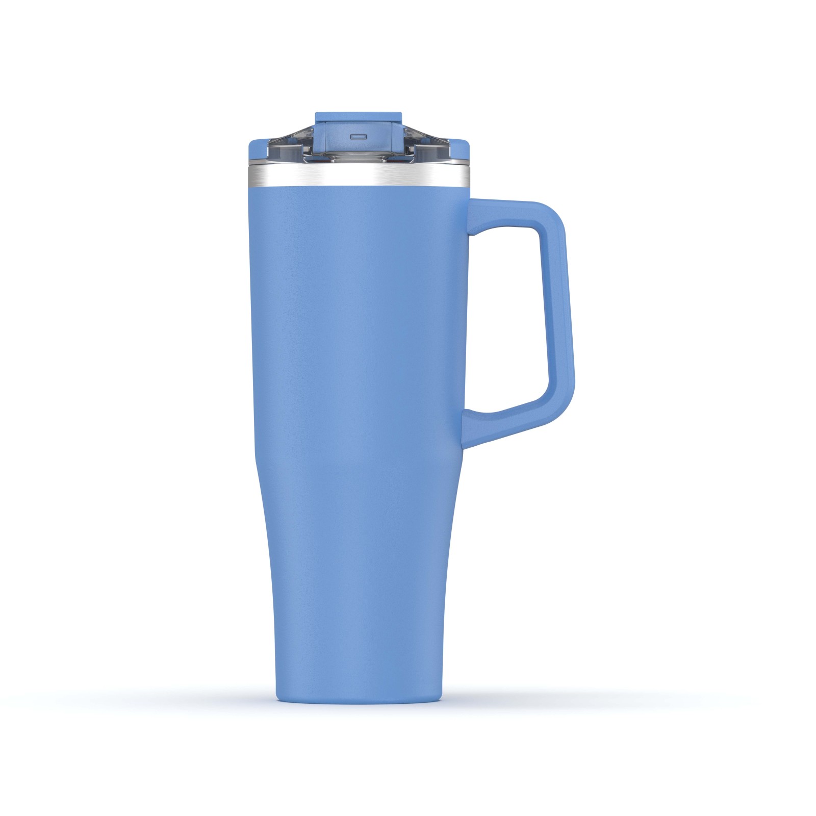 Flip Up Mug with  Handle 40 oz | Tritan Overmold  Flip Up Lid with Lock | Leak Resistant  for Travel &Gym| Insulated Stainless Steel |BPA-Free 