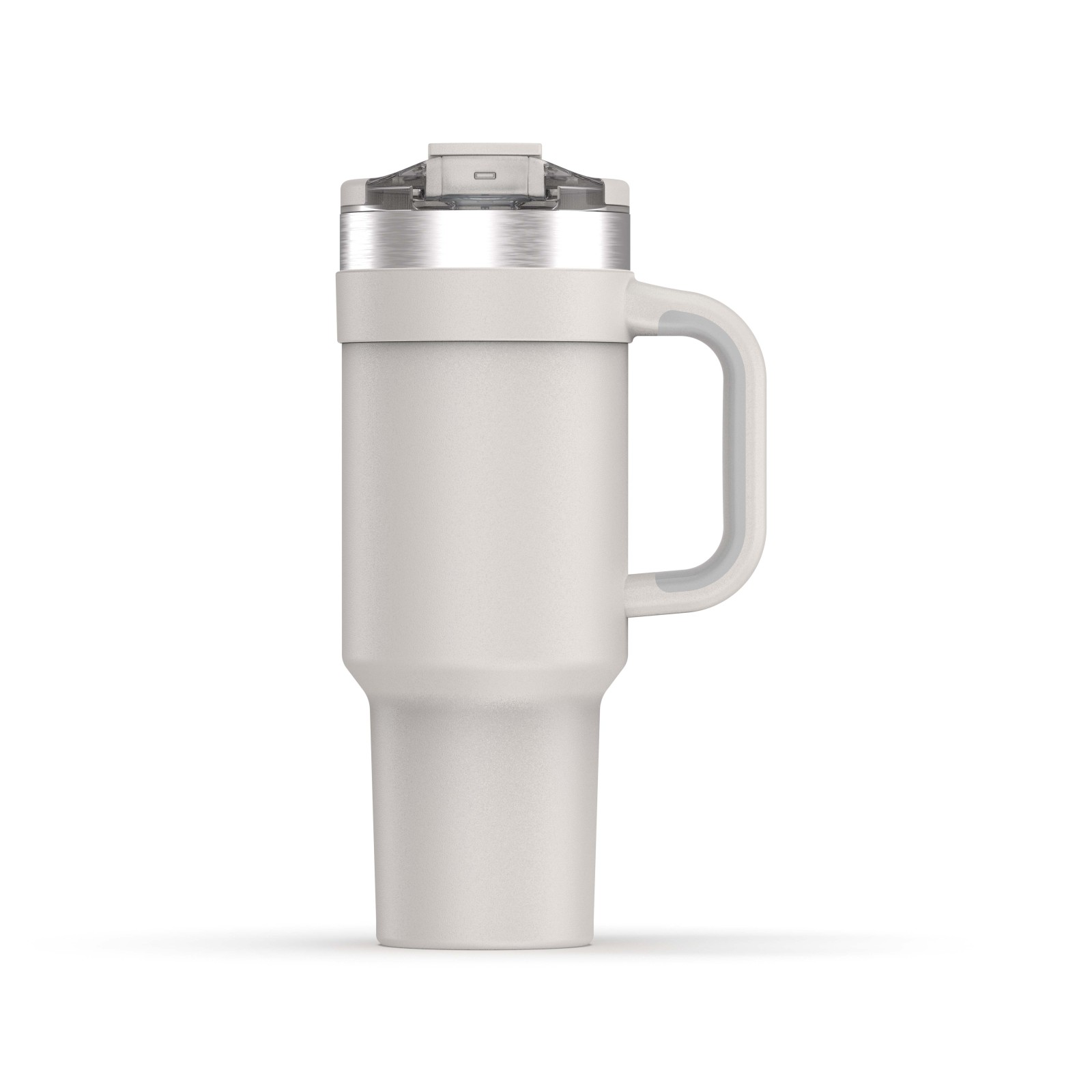 Flip Up Mug with  Handle 40 oz | Tritan Overmold  Flip Up Lid with Lock | Leak Resistant  for Travel &Gym| Insulated Stainless Steel |BPA-Free 