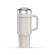 Flip Up Mug with  Handle 40 oz | Tritan Overmold  Flip Up Lid with Lock | Leak Resistant  for Travel &Gym| Insulated Stainless Steel |BPA-Free 