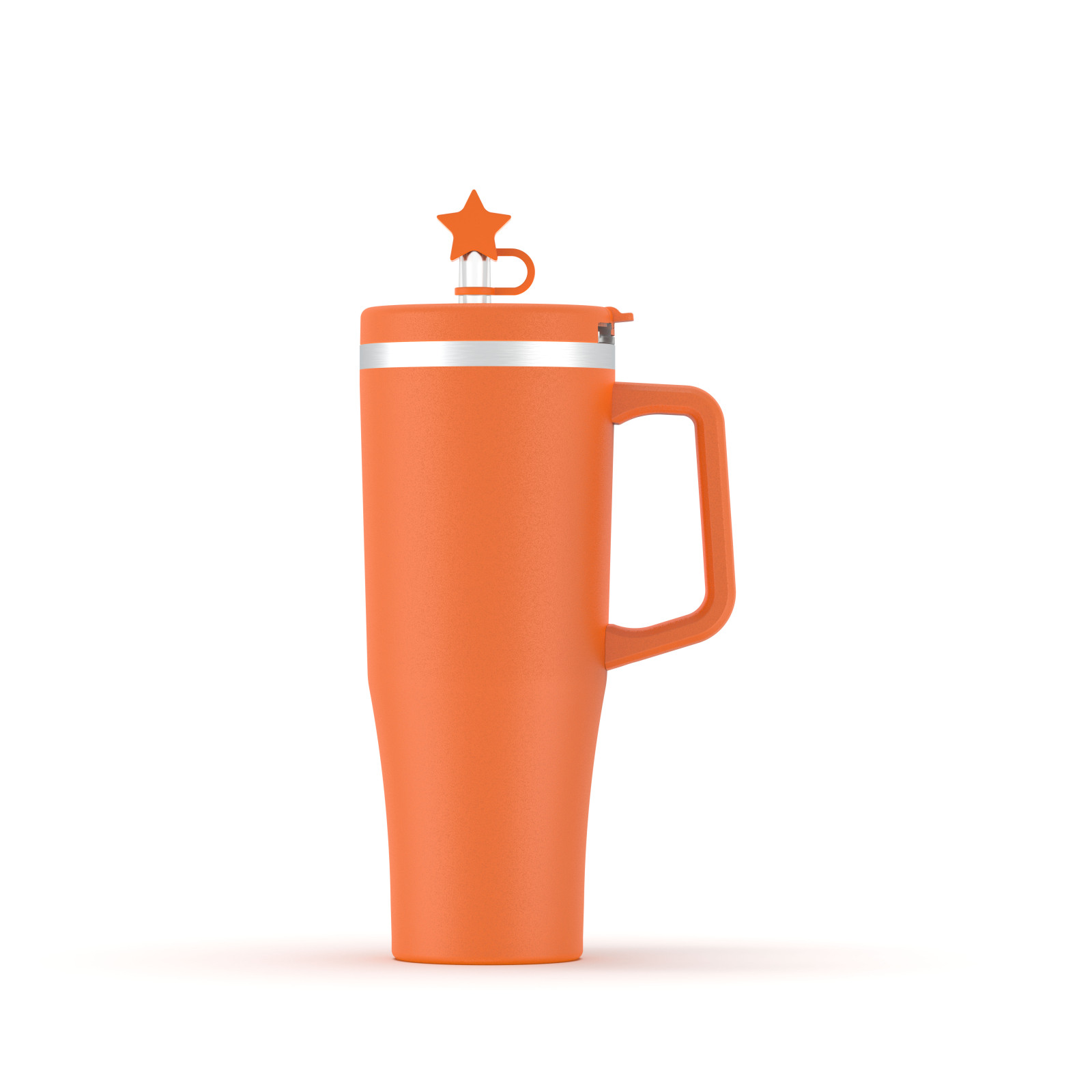 40 oz Leak Proof Stainless Steel Mug with Straw Topper | Insulated Stainless Steel Travel & Gym Cup | BPA-Free Design