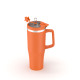 40 oz Leak Proof Stainless Steel Mug with Straw Topper | Insulated Stainless Steel Travel & Gym Cup | BPA-Free Design