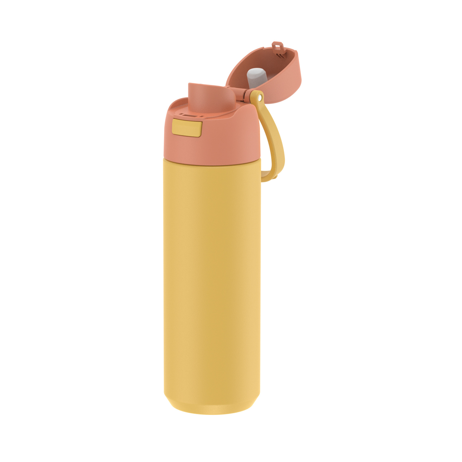 Fast Flow Journey Bottle with Lockable Carry Loop | Sipper &Swig Lid | Carry Loop | Perfect Size Opening | Lightweight & Leak-Resistant| Insulated Stainless Steel