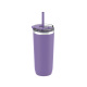 Stay Hot and Stay Cold 18oz/ Insulated Stainless Steel Tumbler /Flip &Straw Lid/ Coffee Tea and More - Durable & Portable Cup