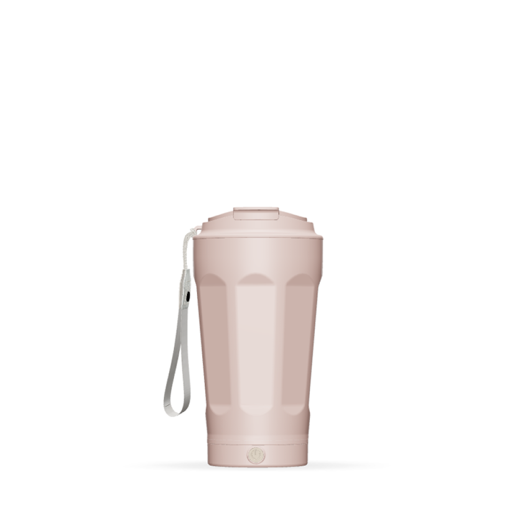 Credrink 15 oz en acier inoxydable Shaker automatique Tasse à café isolée sous vide à double paroi Tasse thermos avec couvercle, tasse thermos de voyage portable Tasse à café chaude et froide réutilisable