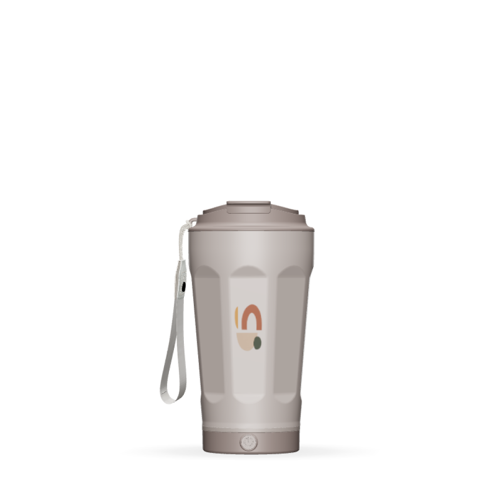 Credrink 15 oz en acier inoxydable Shaker automatique Tasse à café isolée sous vide à double paroi Tasse thermos avec couvercle, tasse thermos de voyage portable Tasse à café chaude et froide réutilisable