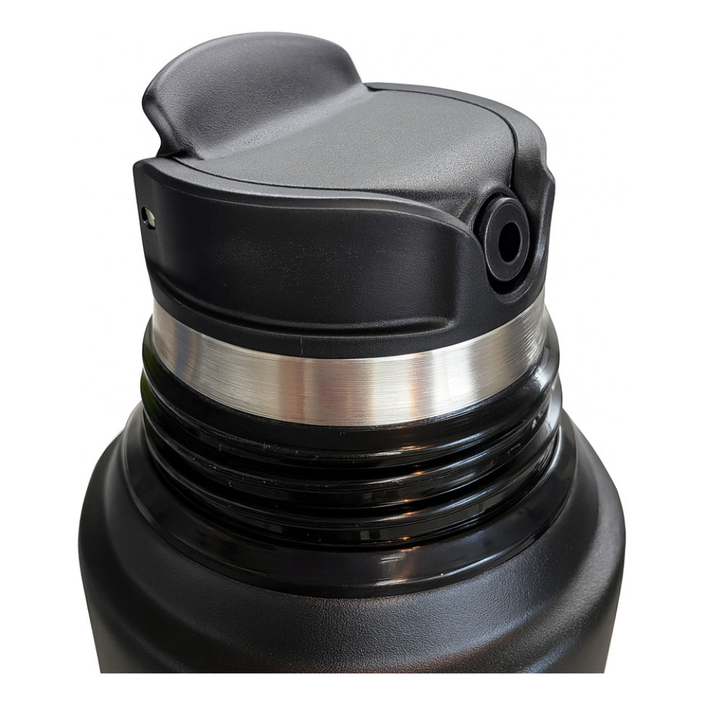 Credrink  Factory Direct wholesale Set Matero Mate System Termo 1L+Mate Termico+ Bombilla   kit -Negro