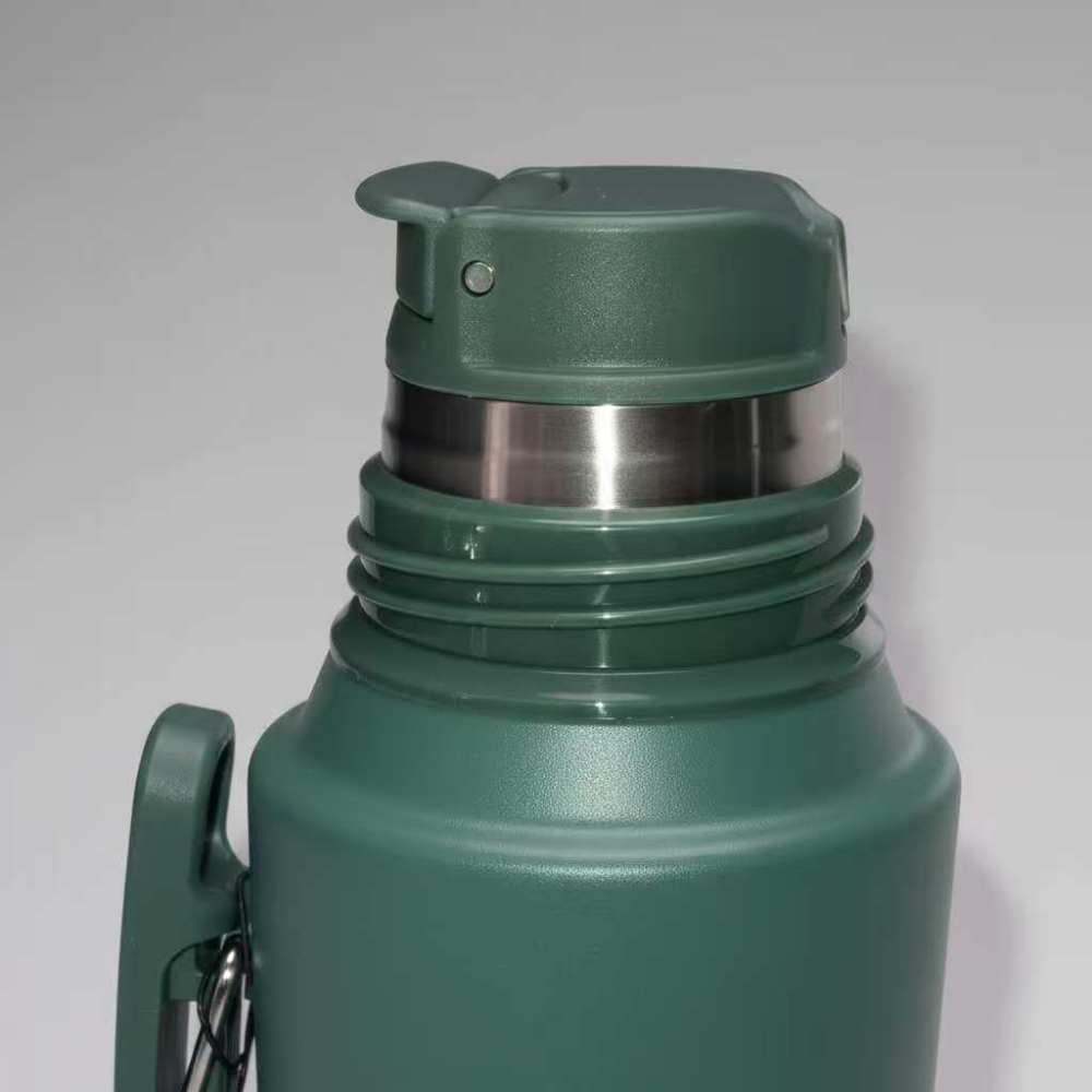 Credrink  Factory Direct wholesale Set Matero Mate System Termo 1L+Mate Termico+ Bombilla   kit -Verde Musgo