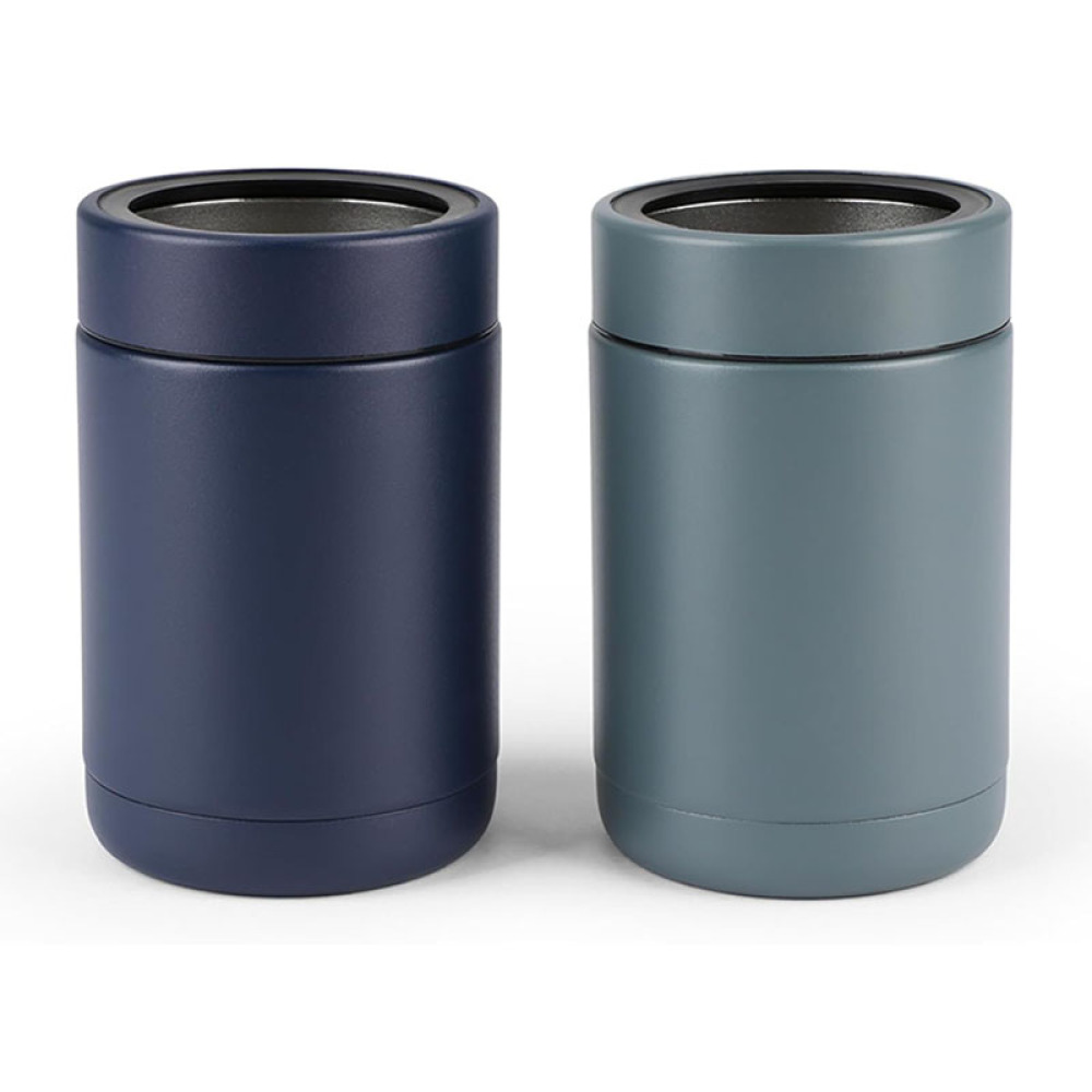 Enfriador de latas y botellas con aislamiento al vacío de acero inoxidable de 12 oz de Credrink Enfriador de latas de doble pared para latas y botellas Enfriador de latas y enfriador de metal revestido de cobre