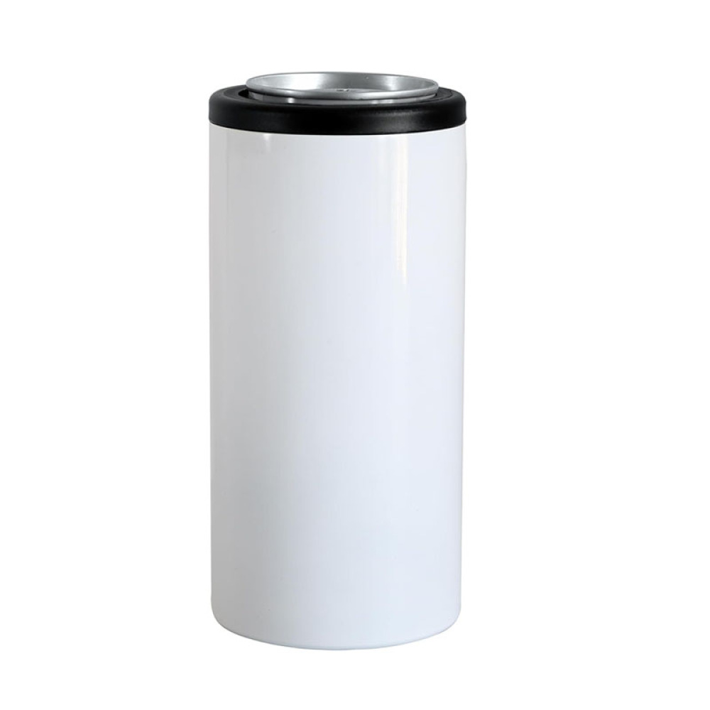 Enfriador de latas delgado de sublimación Credrink de 12 oz, de acero inoxidable, con doble pared, aislado, para latas de cerveza, vaso de sublimación, enfriador de latas de cerveza