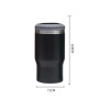 Isolateur de canette en acier inoxydable 4 en 1 Credrink, 14 oz, couvercles à deux voies, refroidisseur de canette isolé SUS, porte-bouteille de bière