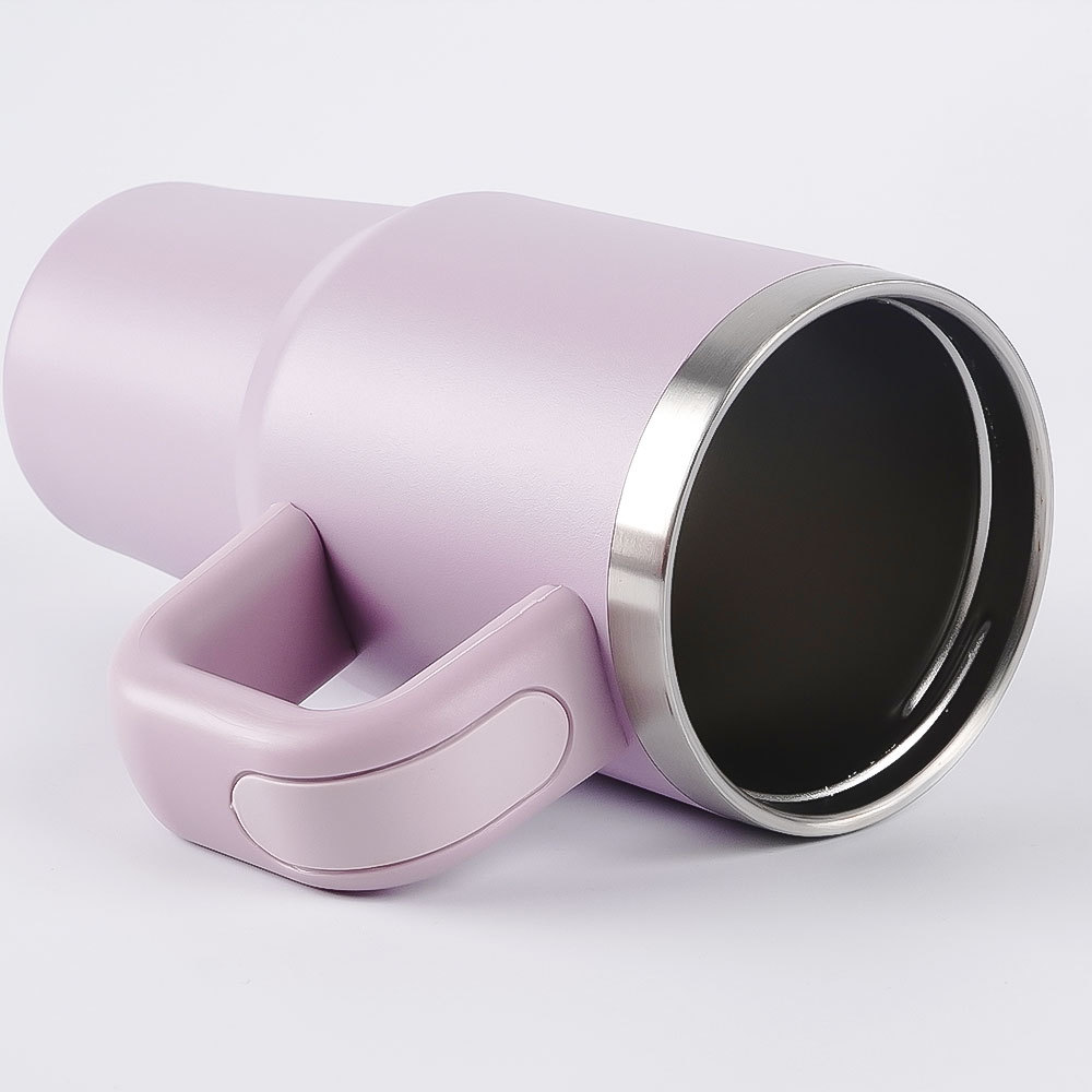 Gobelet Credrink RTS 14 oz avec poignée et paille pour enfants Gobelet isolé sous vide en acier inoxydable Garde le froid, la chaleur et la glace Cadeaux pour enfants Tasses