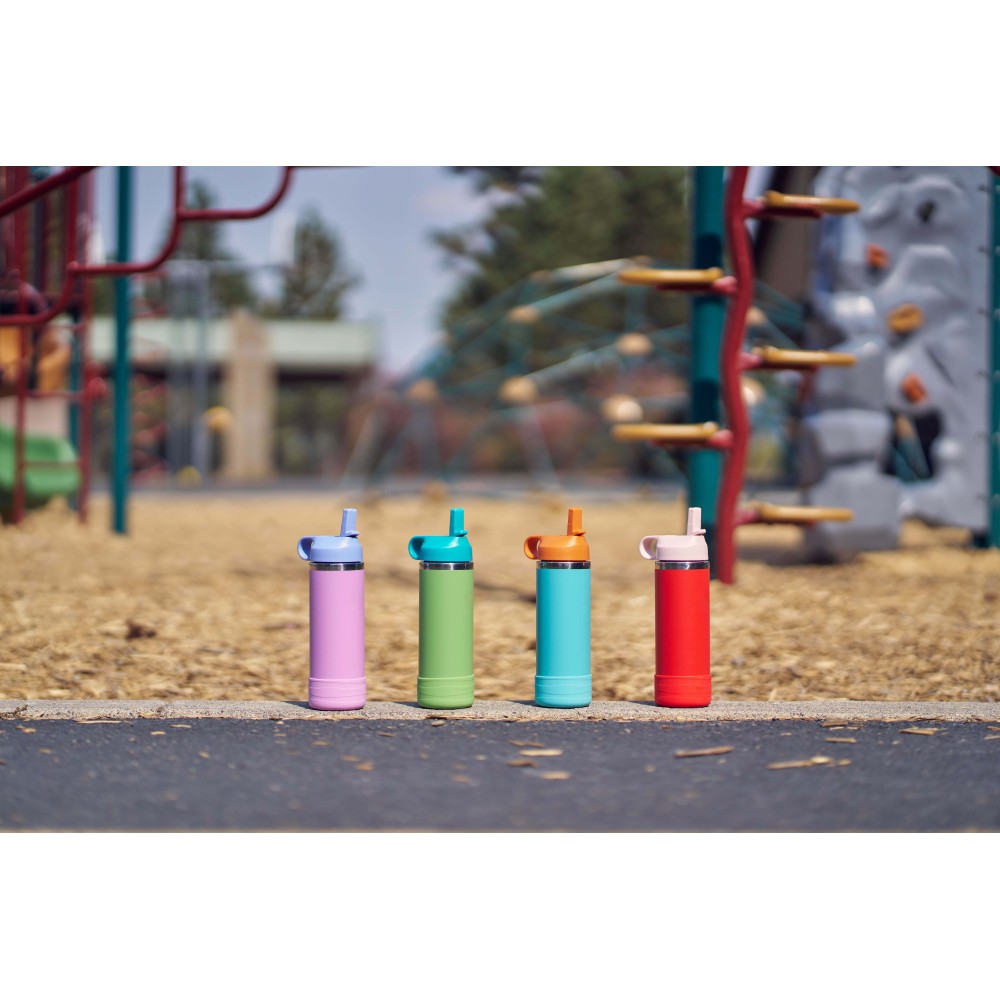 Credrink 20oz 와이드 마우스 진공 단열 스테인리스 스틸 물병, 누수 방지 뚜껑, 차가운 물 음료, 스포츠, 여행, 차량 및 학교용