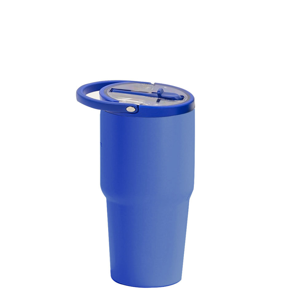 Credrink 20oz IceFlow 스테인리스 스틸 텀블러 빨대 진공 단열 물병 가정 사무실 또는 차량용 재사용 가능 컵 빨대 누출 방지 플립