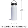 Credrink 32 oz Wide Mouth with Flex Straw Cap