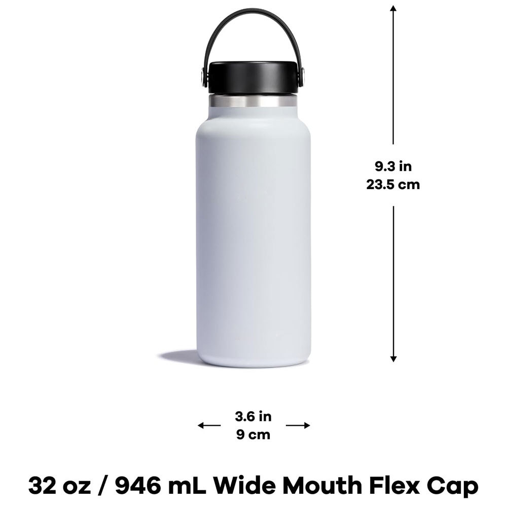 Credrink 32 oz Wide Mouth with Flex Straw Cap