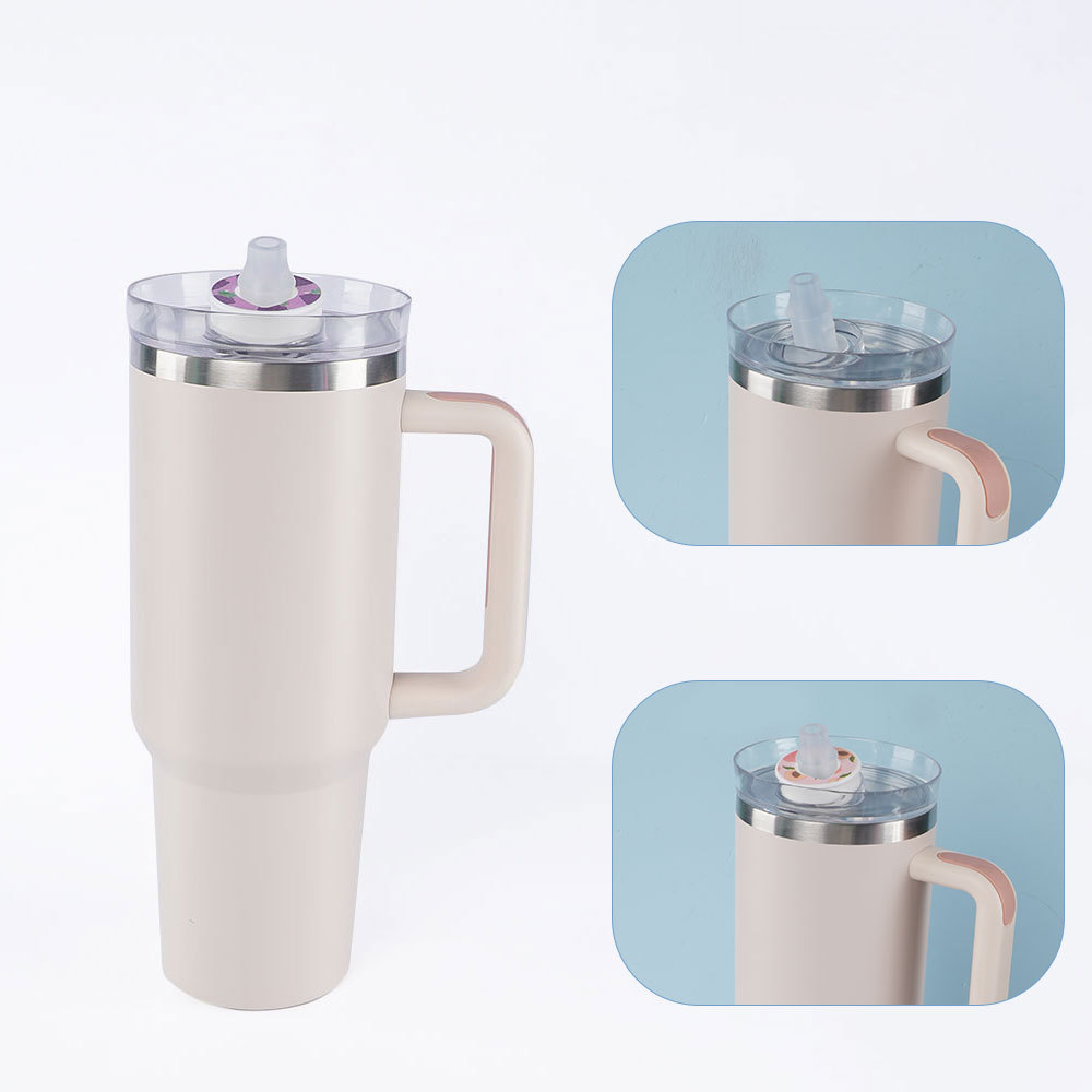 Credrink Factory Direct оптовая продажа 40 унций Raindrop нержавеющая сталь стакан с ручкой на весь день StrawSip двойной стенки изолированный стакан адаптер для Stanley для Cirkul используйте ваши картриджи с ароматизаторами с вашим стаканом