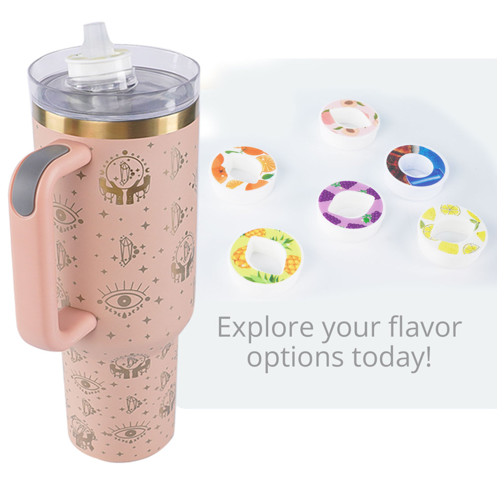 Credrink Factory Direct оптовая продажа 40 унций Raindrop нержавеющая сталь стакан с ручкой на весь день StrawSip двойной стенки изолированный стакан адаптер для Stanley для Cirkul используйте ваши картриджи с ароматизаторами с вашим стаканом