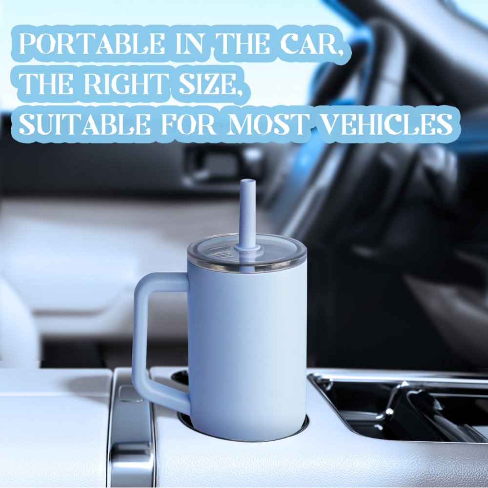 Стакан Credrink 40 унций с ручкой, дорожный кофейный стакан, двухстенный стакан с трубочкой, стакан из нержавеющей стали, бутылка для воды, стакан для женщин - подарки на день рождения для женщин