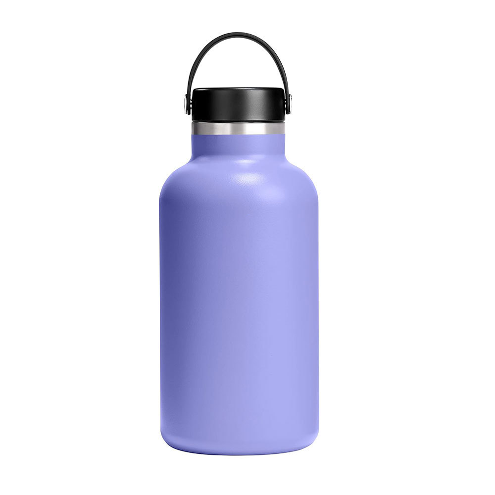 Bouteille d'eau isolée sous vide en acier inoxydable à large ouverture Credrink avec couvercle étanche pour boissons d'eau froide, sport, voyage, voiture et école