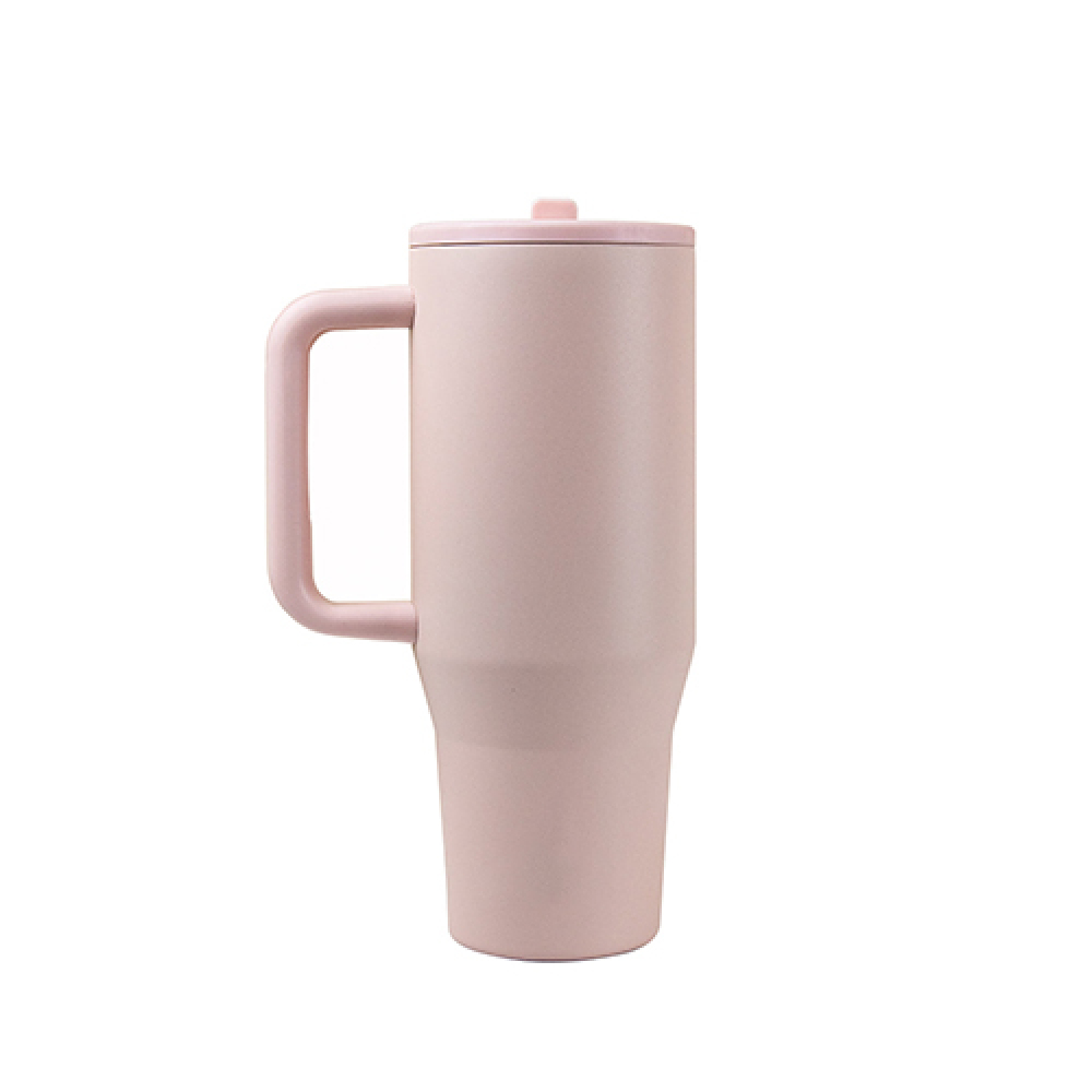 Gobelet de voyage Credrink 1.2 L 40 oz avec poignée, paille à bascule simple, porte-gobelet de voiture, anti-fuite, bouteille d'eau STANLEY réutilisable et isolée, HYDRO JUG, GOBELET en acier inoxydable