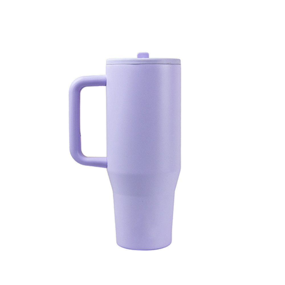 Gobelet de voyage Credrink 1.2 L 40 oz avec poignée, paille à bascule simple, porte-gobelet de voiture, anti-fuite, bouteille d'eau STANLEY réutilisable et isolée, HYDRO JUG, GOBELET en acier inoxydable