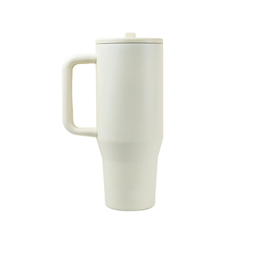 Gobelet de voyage Credrink 1.2 L 40 oz avec poignée, paille à bascule simple, porte-gobelet de voiture, anti-fuite, bouteille d'eau STANLEY réutilisable et isolée, HYDRO JUG, GOBELET en acier inoxydable