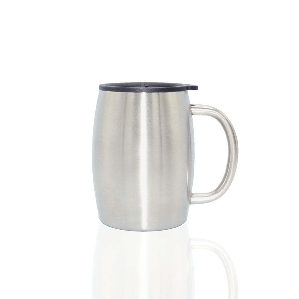 Tasse à café à bière en acier inoxydable à double paroi en gros directe d'usine Credrink lisse 14 onces