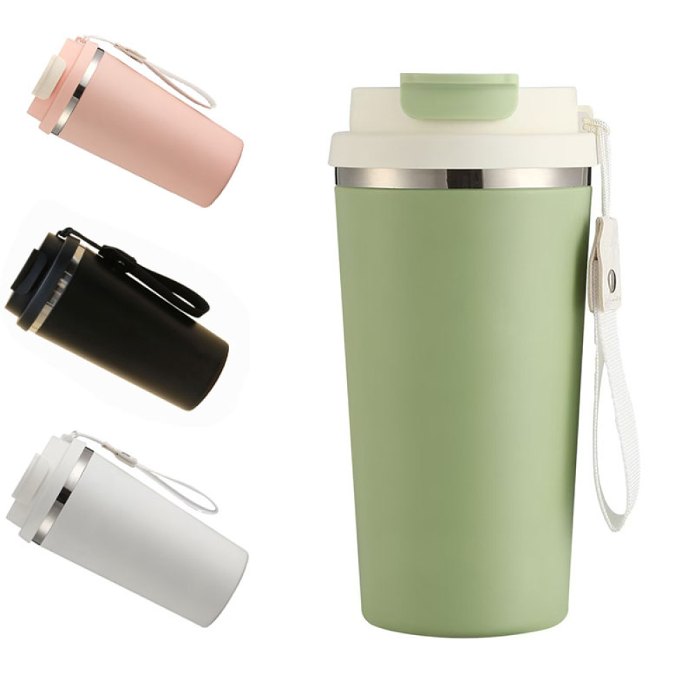 Tasse de voyage en céramique Credrink 14.2 oz, tasse réutilisable avec doublure en céramique, tasse isotherme en céramique, étanche, respectueuse de l'environnement pour boissons chaudes et froides
