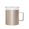 Credrink  Factory Direct wholesale 2-in-1 insulated 12oz Ceramic mug with handle Classic Coffee Mug design, Features a straw and direct drinking modes with a handle design Leak-proof and portable Genuine ceramic inner lining double layer insulation