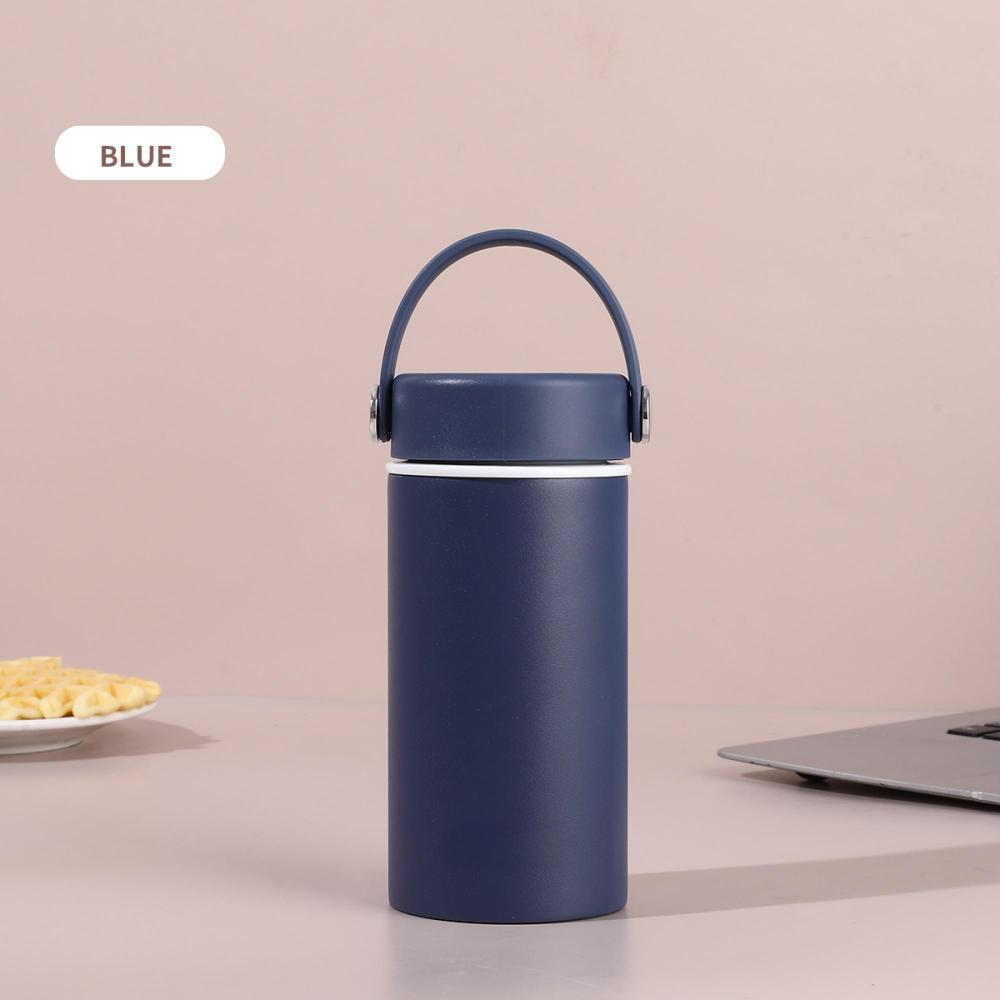 Bouteille d'eau isolée en céramique de 11.8 oz / 350 ml avec poignée portable, vente en gros directe d'usine Credrink