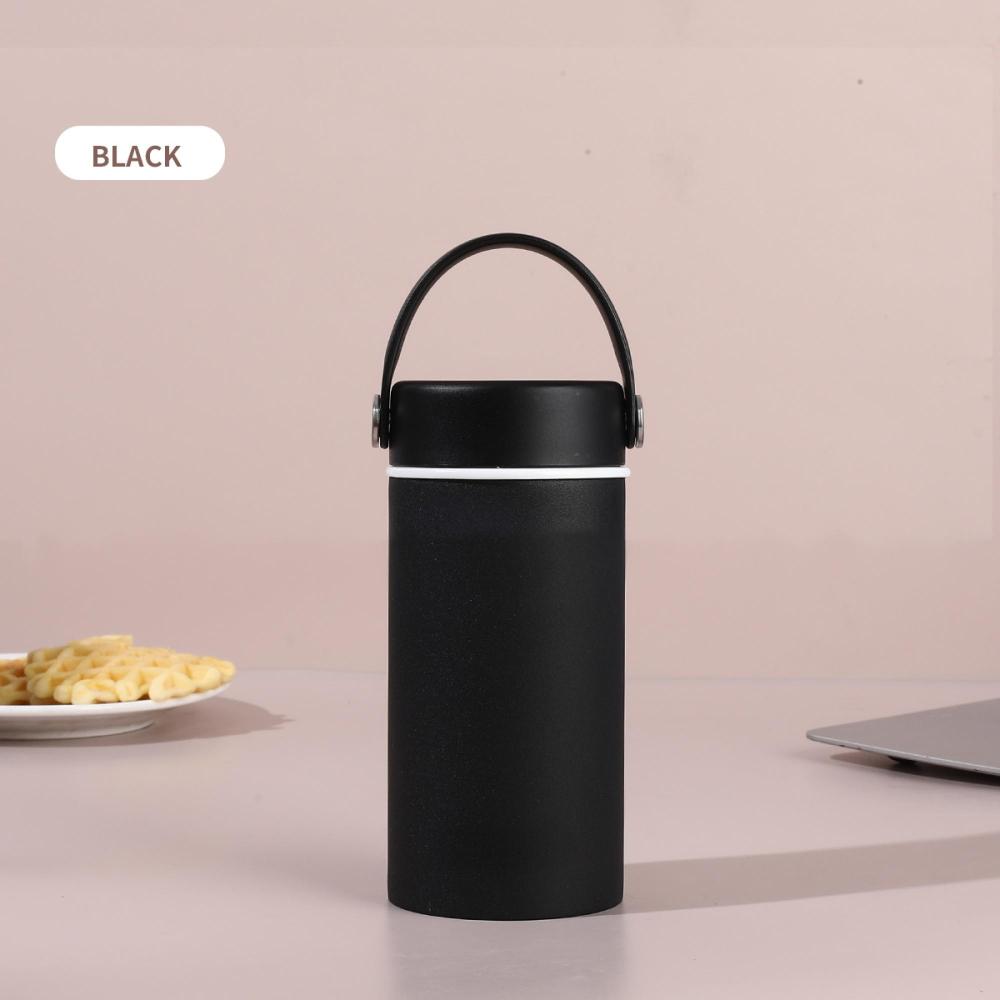 Bouteille d'eau isolée en céramique de 11.8 oz / 350 ml avec poignée portable, vente en gros directe d'usine Credrink