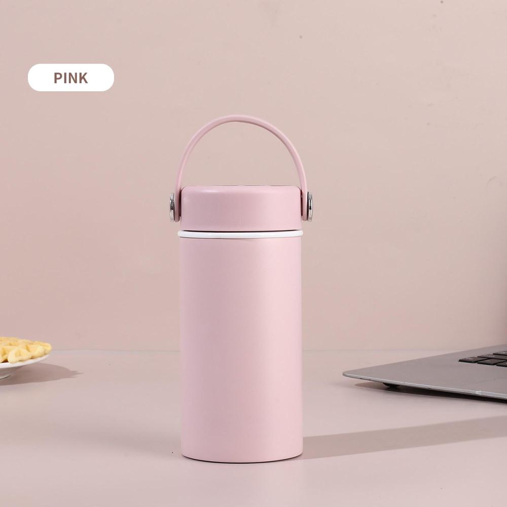 Bouteille d'eau isolée en céramique de 11.8 oz / 350 ml avec poignée portable, vente en gros directe d'usine Credrink