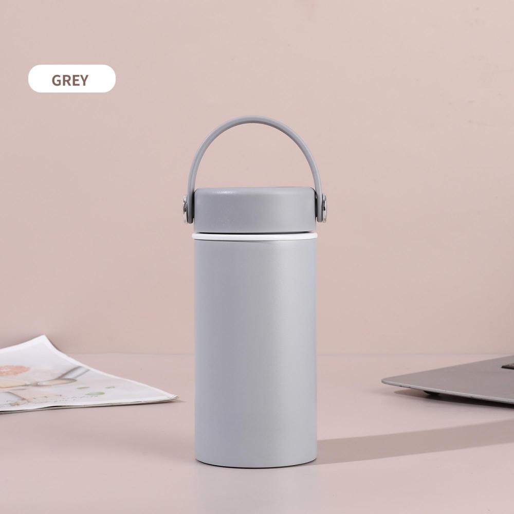 Bouteille d'eau isolée en céramique de 11.8 oz / 350 ml avec poignée portable, vente en gros directe d'usine Credrink