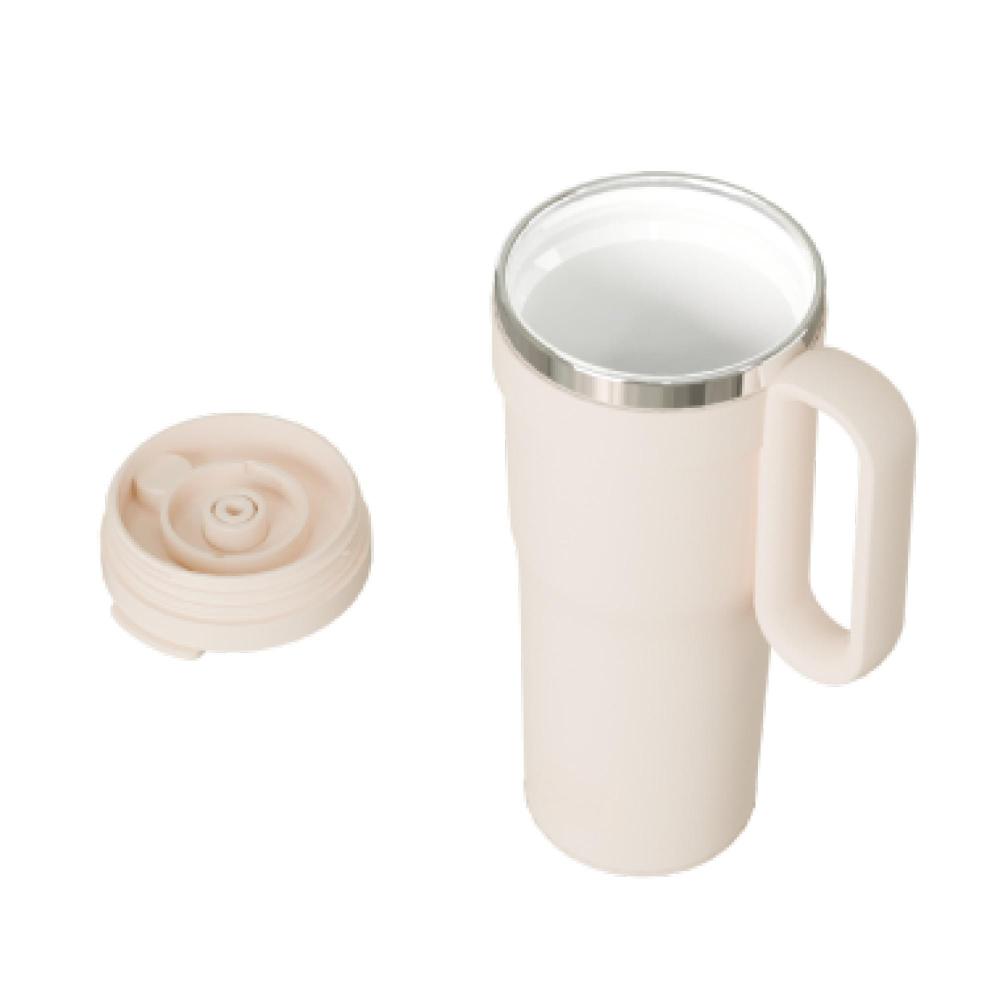 Gobelet isotherme en céramique de 30 oz / 900 ml avec couvercle à vis et poignée portable de Credrink Factory Direct