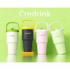 Credrink 30oz kids traveller Tumbler with Handle for Kids Leakproof summer colorful vacuum Insulated Stainless Steel Mug with Lid  Spill-Proof Straw Keeps Drinks Cold up to 18 Hrs