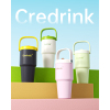 Credrink 30oz kids traveller Tumbler with Handle for Kids Leakproof summer colorful vacuum Insulated Stainless Steel Mug with Lid  Spill-Proof Straw Keeps Drinks Cold up to 18 Hrs