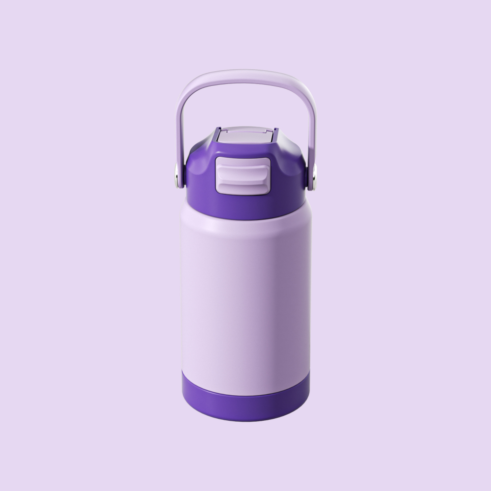 Credrink  Factory Direct wholesale Custom logo print double wall stainless steel vacuum thermal water bottle kids children Christmas bottle with pop-up lid wholesale