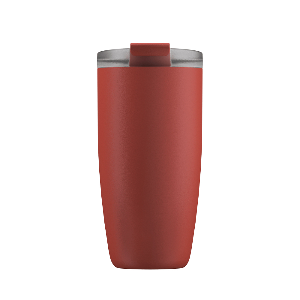 Precios directos de fábrica de Credrink Venta al por mayor Taza de café ecológica Vaso de viaje de acero inoxidable Vaso de café de viaje FLSK de metal reutilizable de acero inoxidable de triple pared (ROJO)