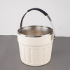 Credrink  Factory Direct wholesale Insulated Ice Bucket with Lid 270oz customized Stainless Steel Double Wall Ice Bucket with plasitc Lid & Comfortable Carry Handle Large Ice Buckets for Parties with Lid