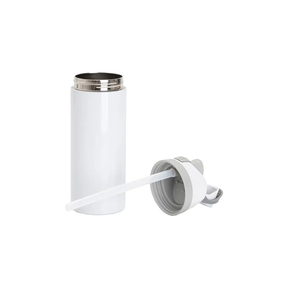 Credrink Factory Direct wholesale sublimation owala free sip water bottle 24oz/720ml Stainless Steel Travel Tumbler with Portable Lid(White)