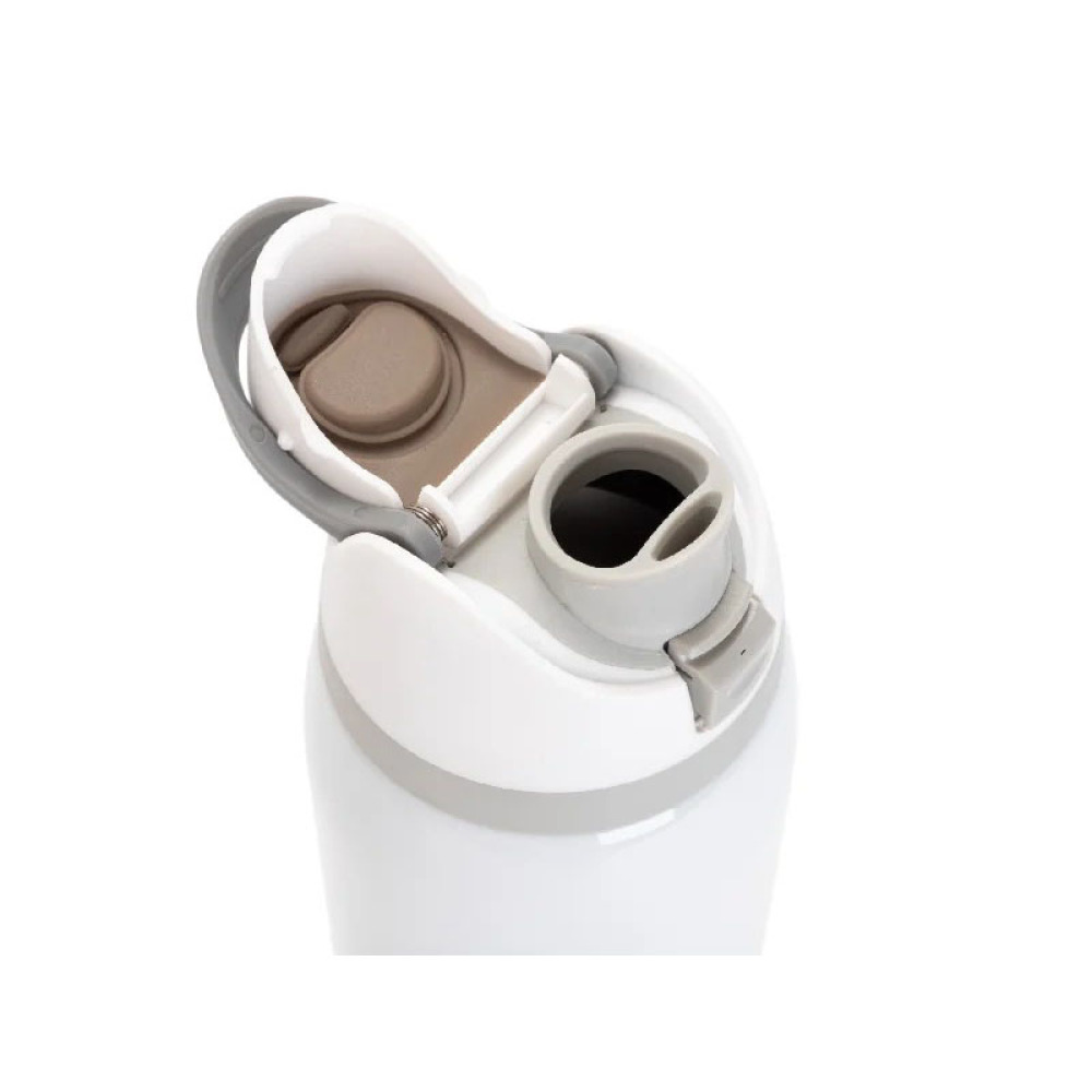 Credrink Factory Direct wholesale sublimation owala free sip water bottle 24oz/720ml Stainless Steel Travel Tumbler with Portable Lid(White)