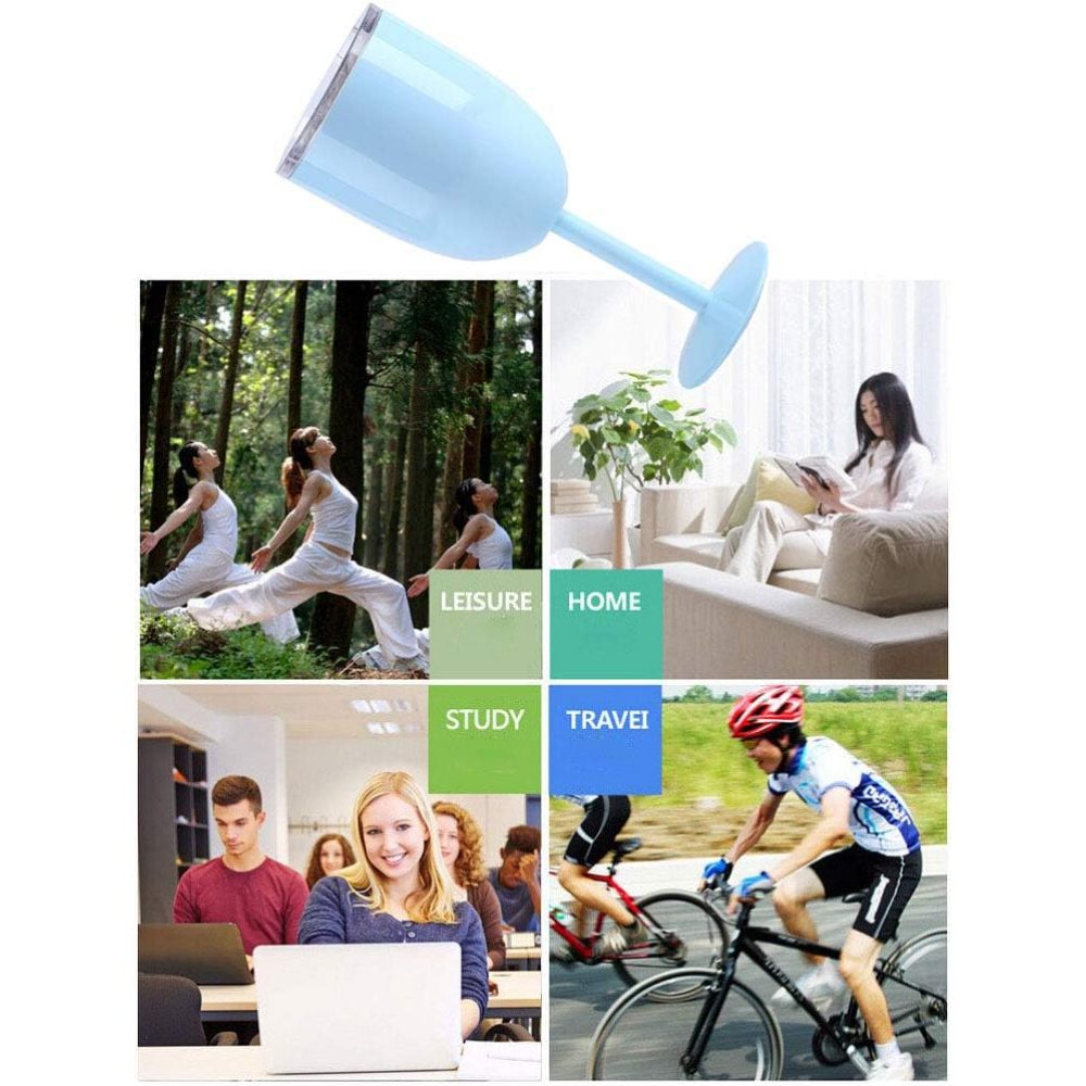 Verres à vin en acier inoxydable Credrink avec couvercle Verre à cocktail à double paroi isolé sous vide Verre à vin Idéal pour le vin rouge et blanc Cadeau 300 ml