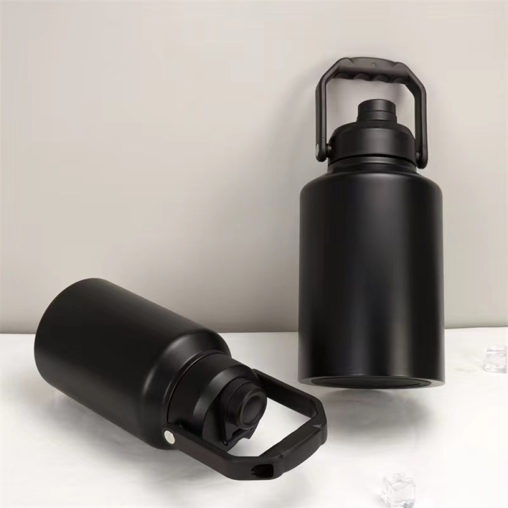 Jarra de agua con aislamiento de doble pared de acero inoxidable Credrink para cerveza, 128 onzas, medio galón