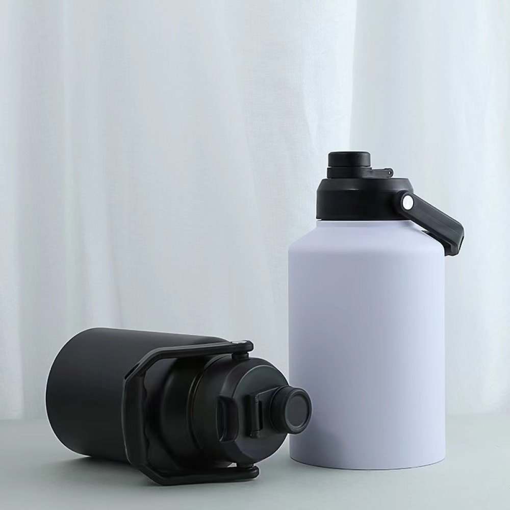 Jarra de agua con aislamiento de doble pared de acero inoxidable Credrink para cerveza, 128 onzas, medio galón