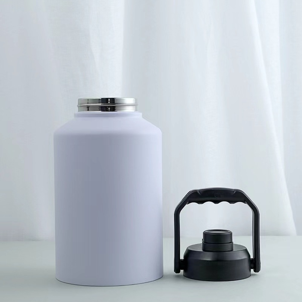 Jarra de agua con aislamiento de doble pared de acero inoxidable Credrink para cerveza, 128 onzas, medio galón