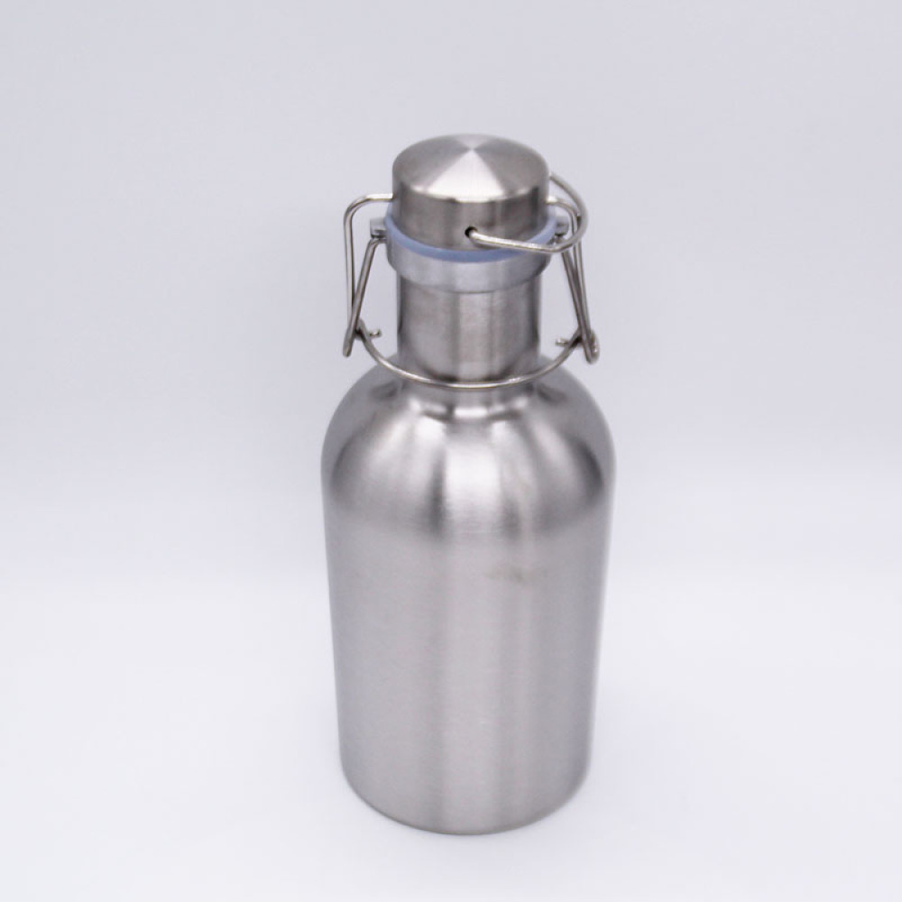 Credrink 32oz 1L simple paroi en acier inoxydable anti-fuite Flip Top Growler