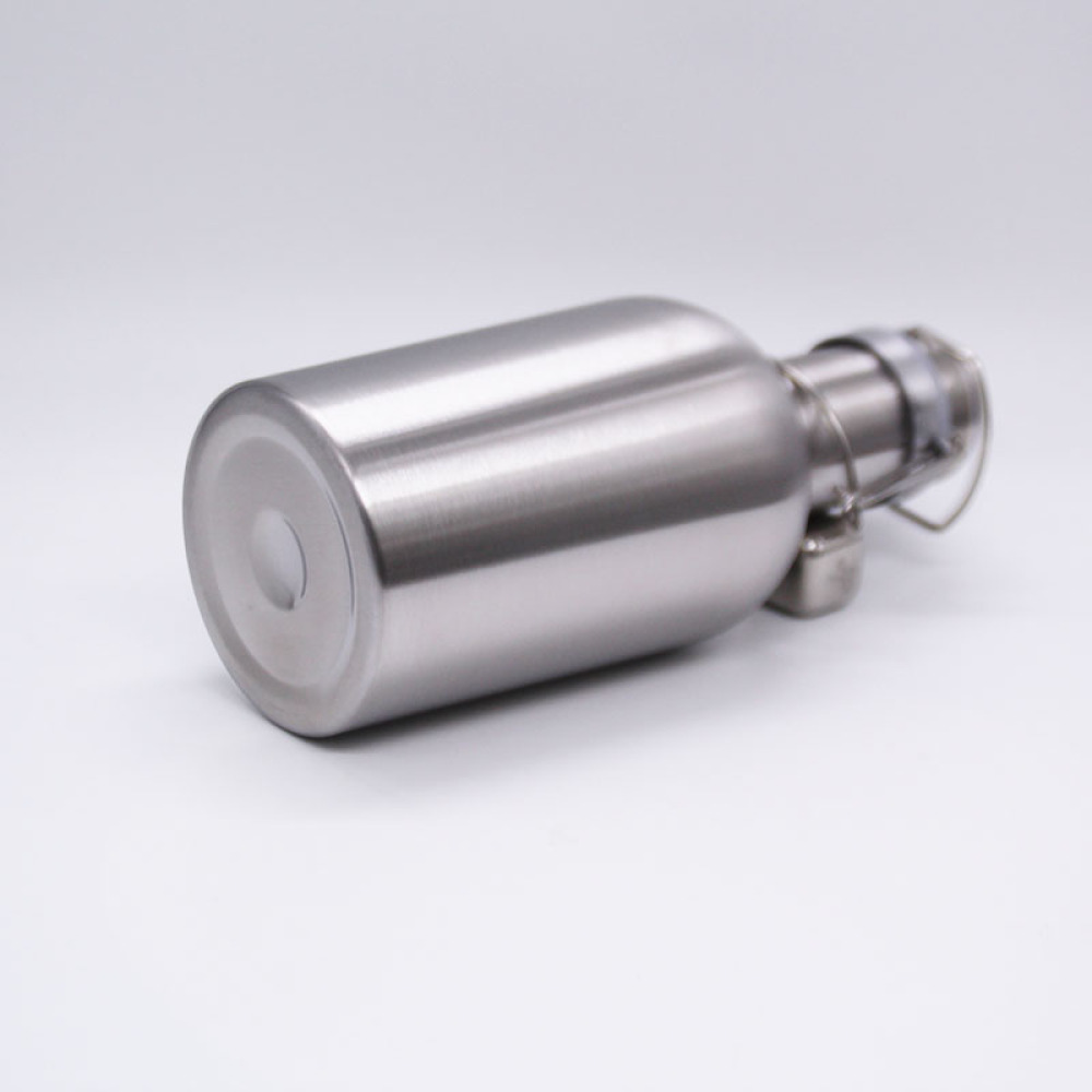 Credrink 64oz 2L simple paroi en acier inoxydable anti-fuite Flip Top Growler