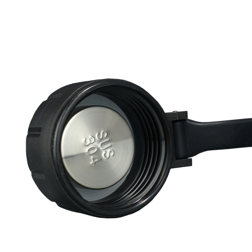 Credrink Growl'r 40oz Double paroi sous vide Triple isolation en acier inoxydable Growler avec poignée et bouchon à vis Adapté aux brasseries Garde la bière froide jusqu'à 48 heures