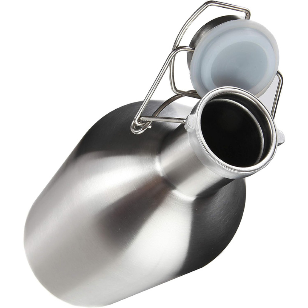 Credrink 64oz 2L simple paroi en acier inoxydable anti-fuite Flip Top Growler