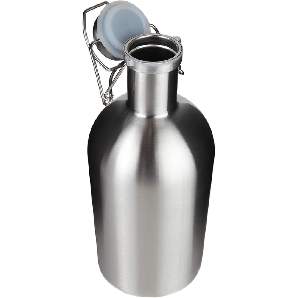 Credrink 64oz 2L simple paroi en acier inoxydable anti-fuite Flip Top Growler